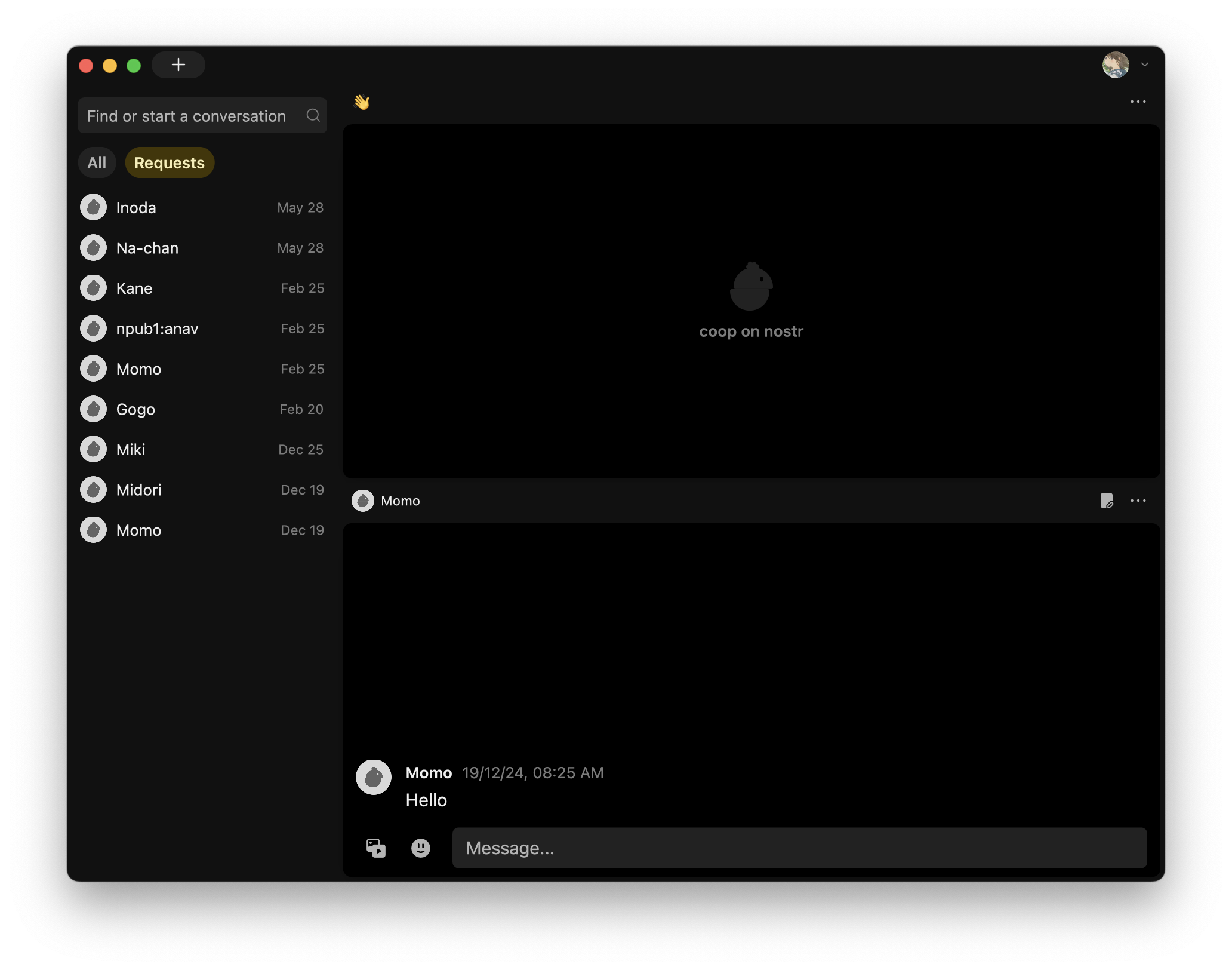 Coop branding and dark theme